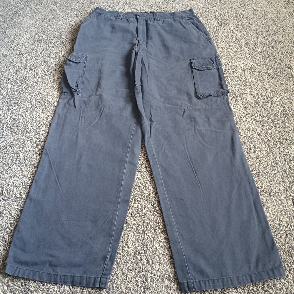 Rue 21 Vintage 90s Cargo Fatigue Utility Grunge Pants Grunge 32x30 Cyber Casual